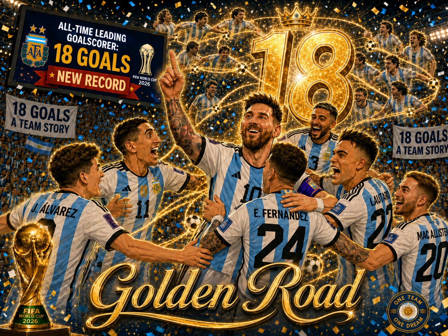 Golden Road background
